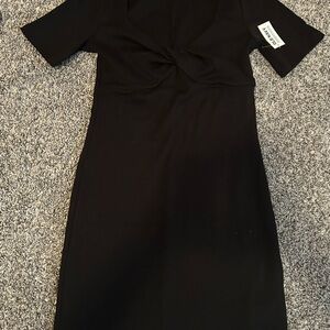 Old Navy Black Sheath V-Neck Dress NWOT size medium women’s